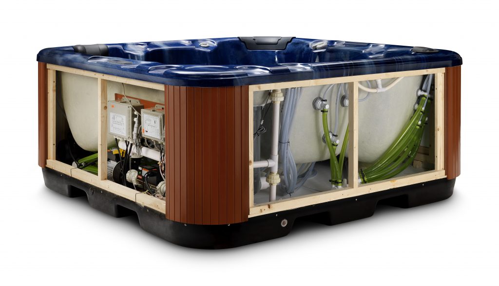 Cross Section - Hot tub repairs Nottinghamshire or Derbyshire Cross Section - Hot tub repairs Nottinghamshire or Derbyshire